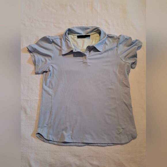 Turtles & Tees girls size XL or 14/16 light blue and green girls golf wear GUC - Picture 7 of 13